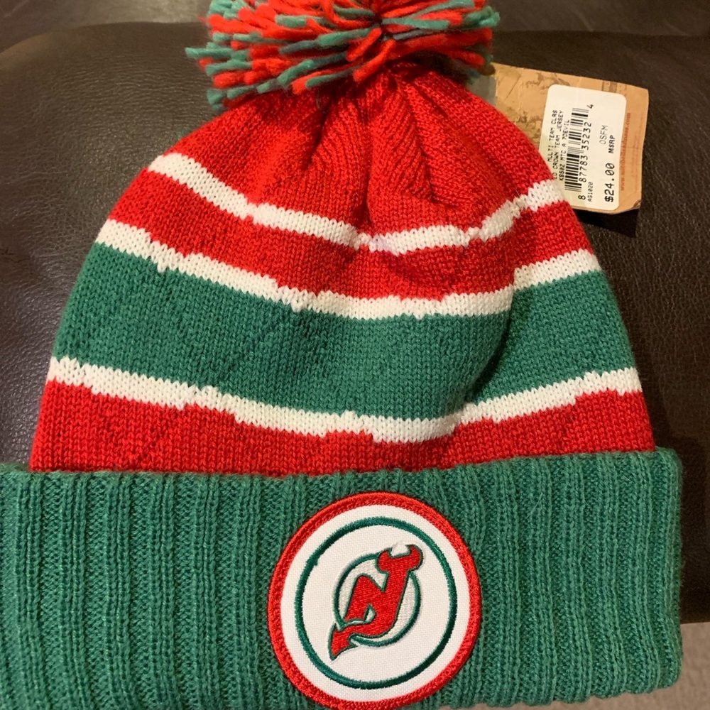 NJ Devils Winter Hat